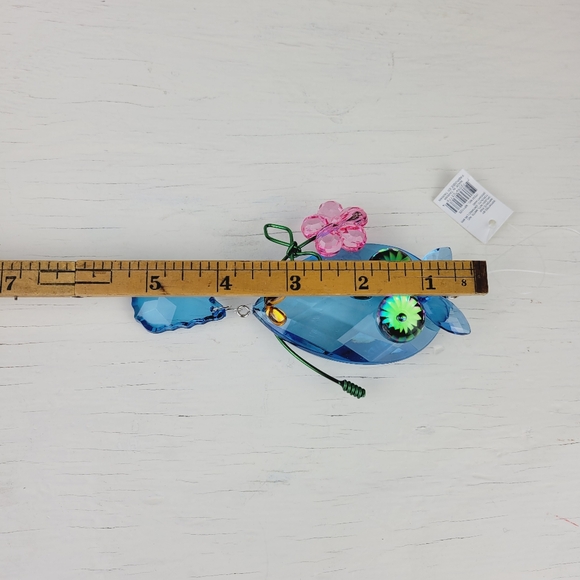 Crystal Expressions Acrylic Owl Ornament Suncatcher 5" GANZ - Picture 8 of 13